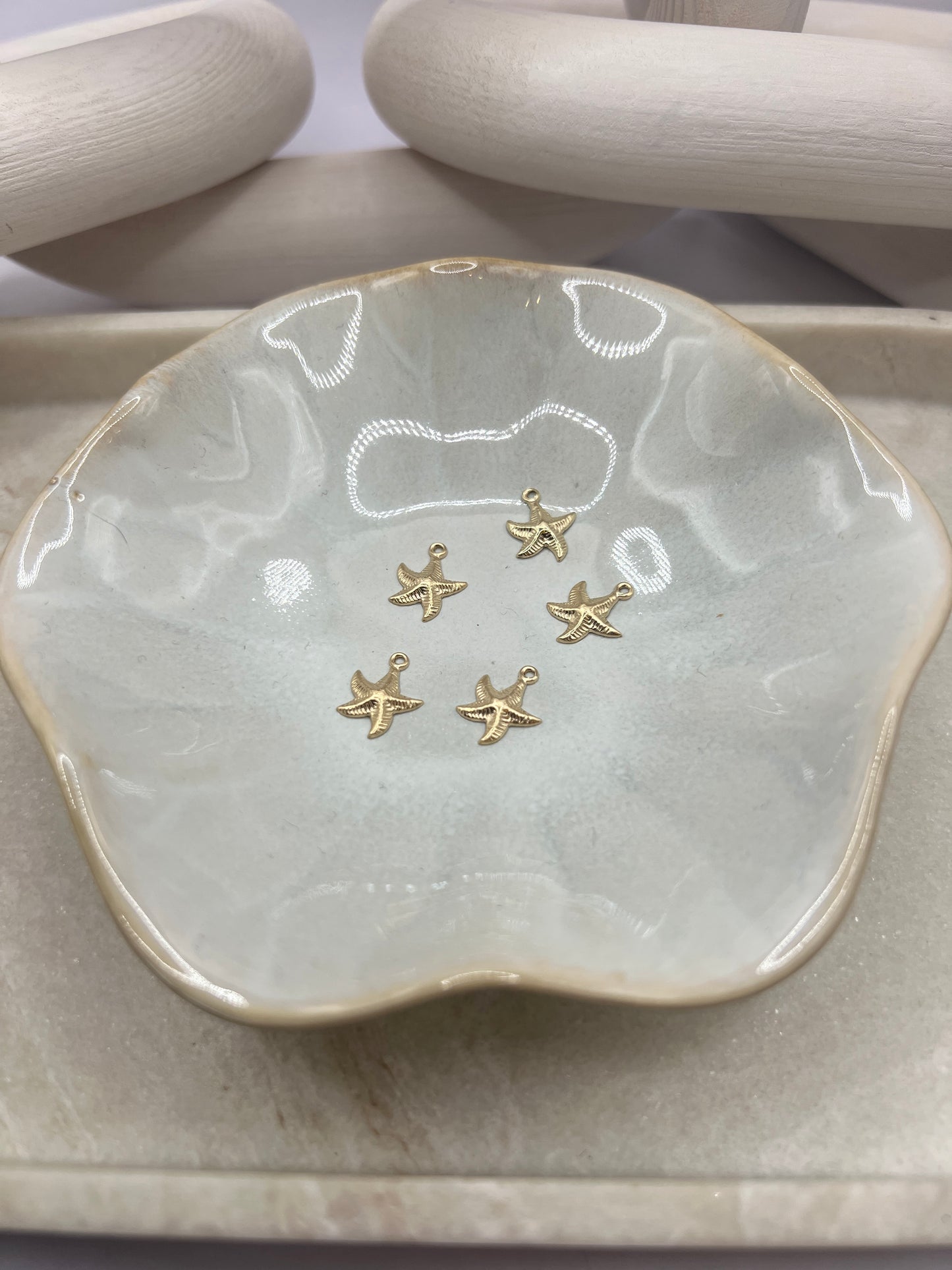 *NEW SHAPE* Gold Filled Starfish Charm