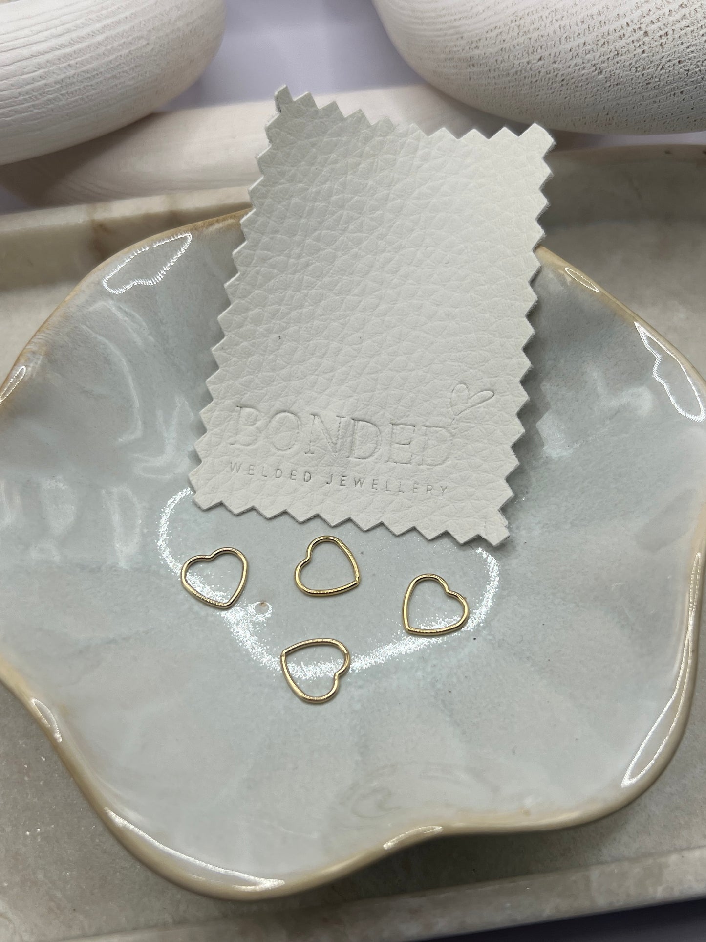 Gold Filled Heart Connector