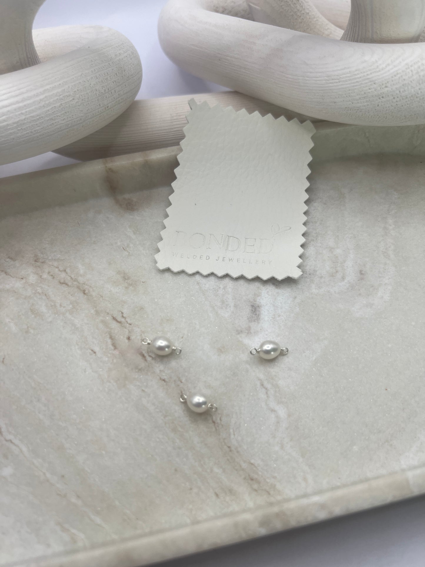 *NEW* Sterling Silver Freshwater Pearl Connector