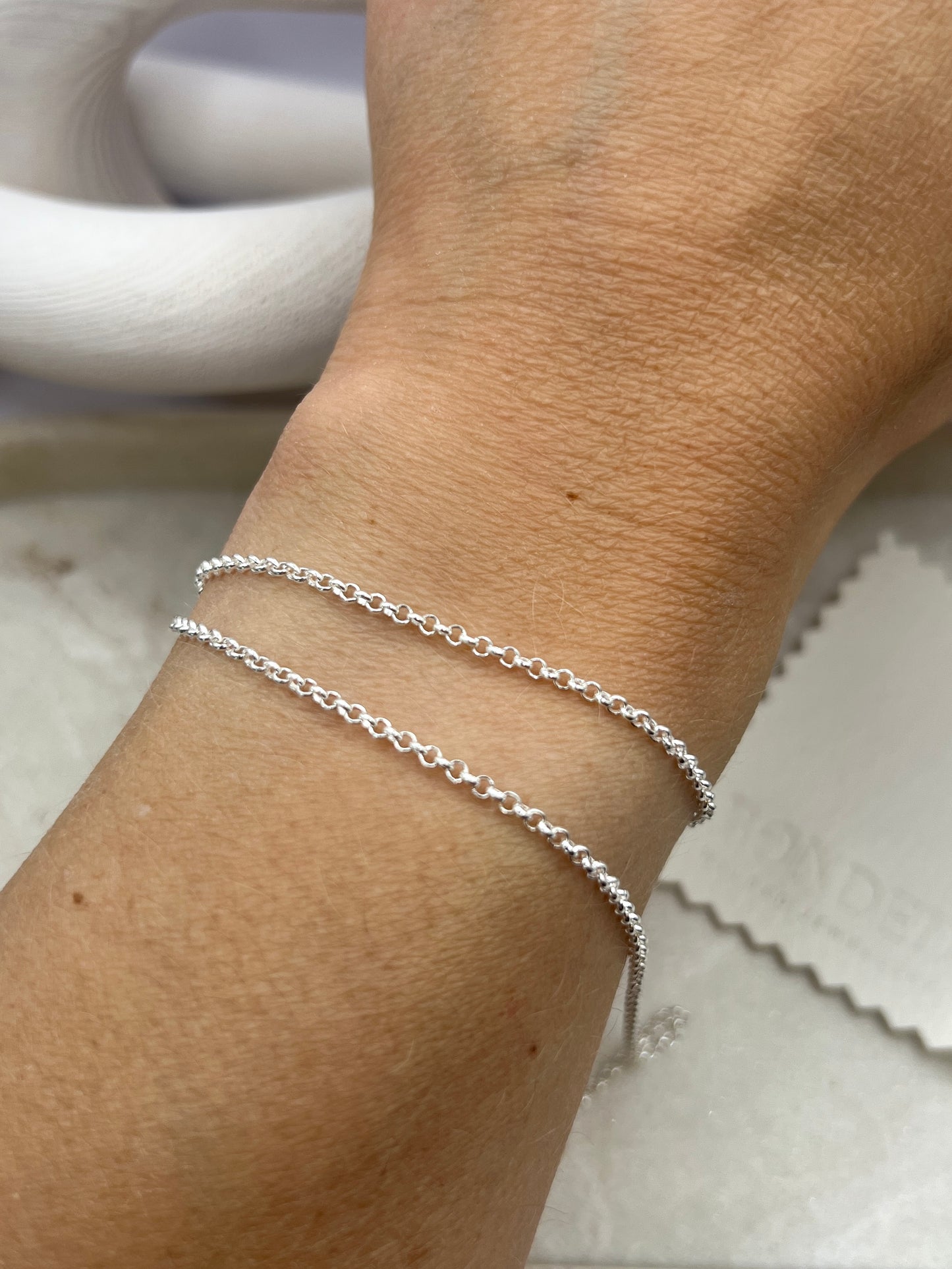 *NEW* Sterling Silver 1.5mm Rolo Chain