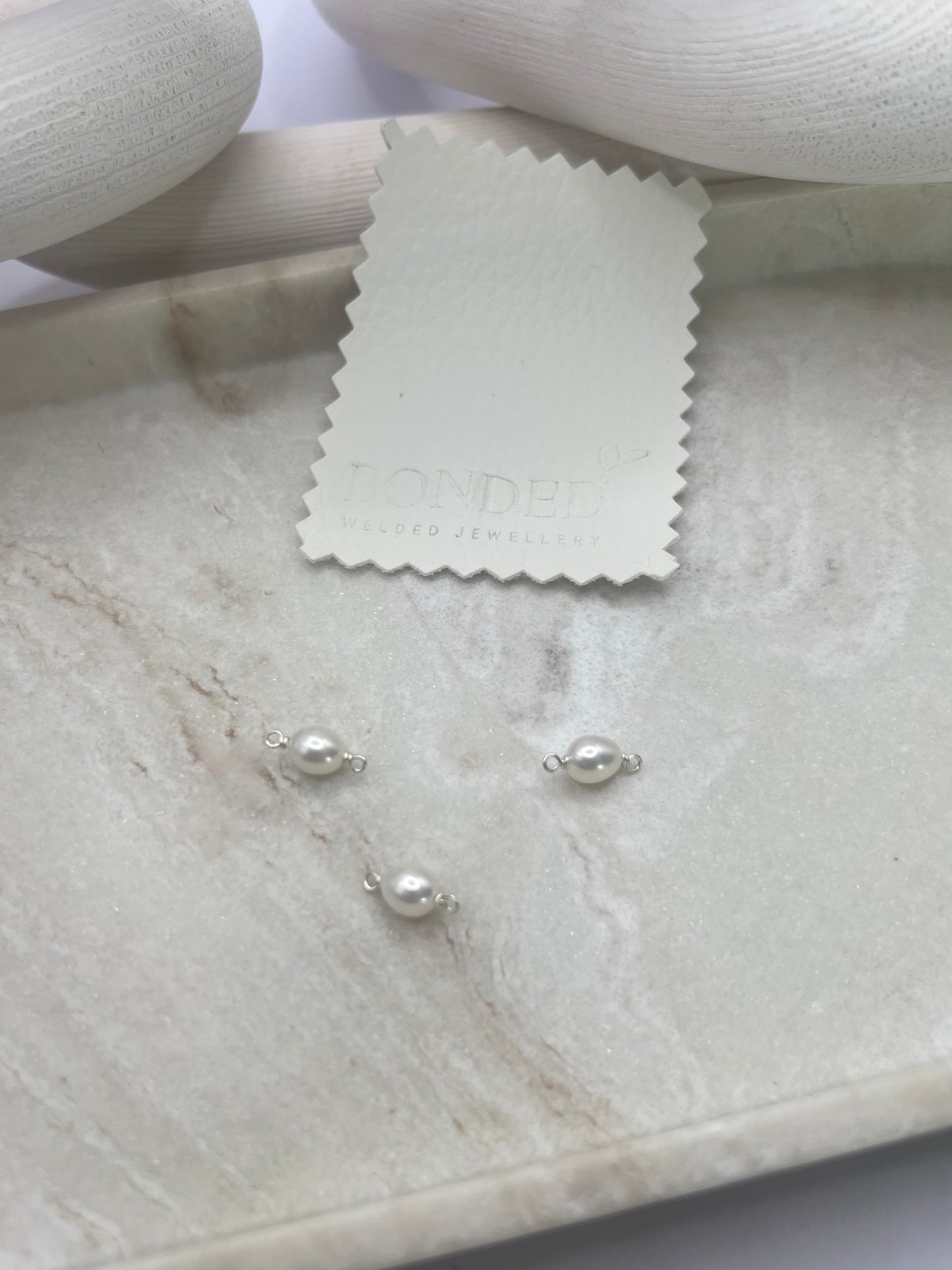 *NEW* Sterling Silver Freshwater Pearl Connector