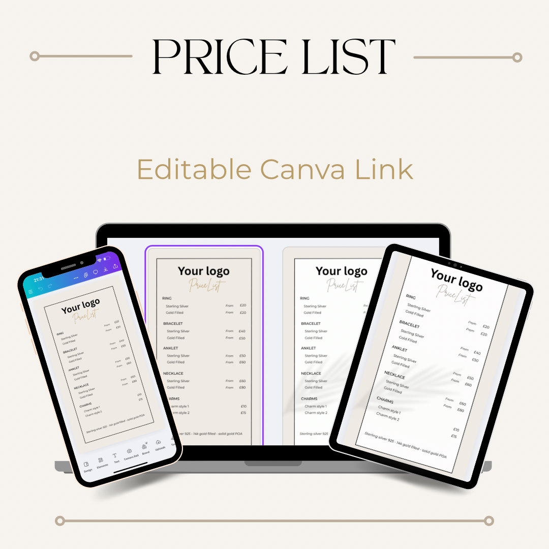 Price List Template