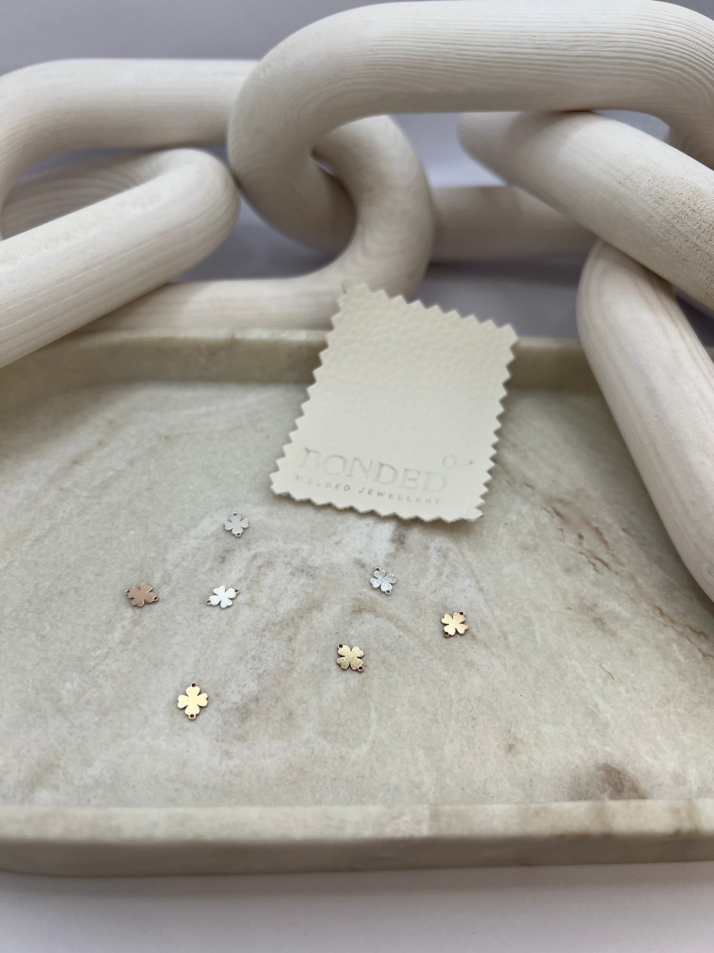 Gold Filled Micro Clover Connector