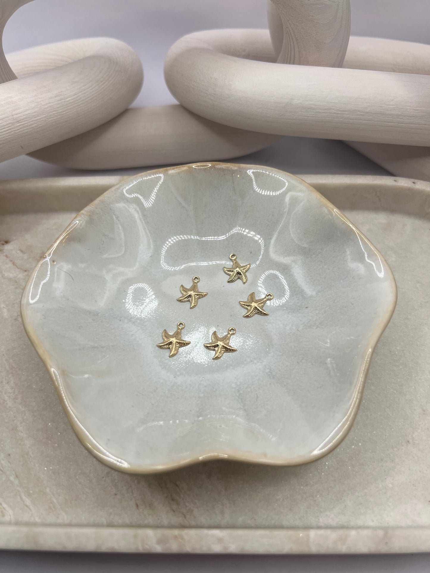 *NEW SHAPE* Gold Filled Starfish Charm