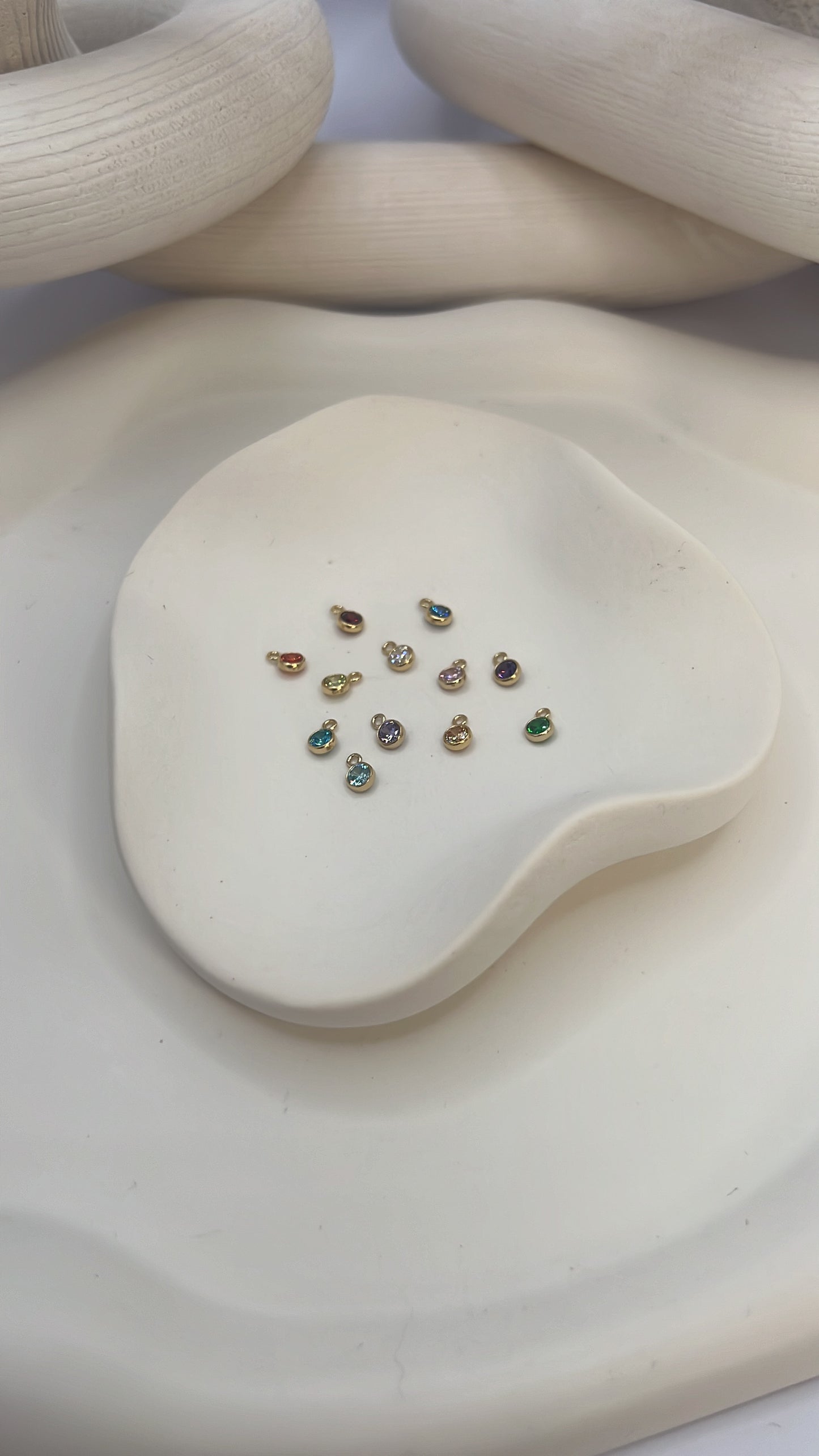 *NEW* Gold Filled Birthstone Charm