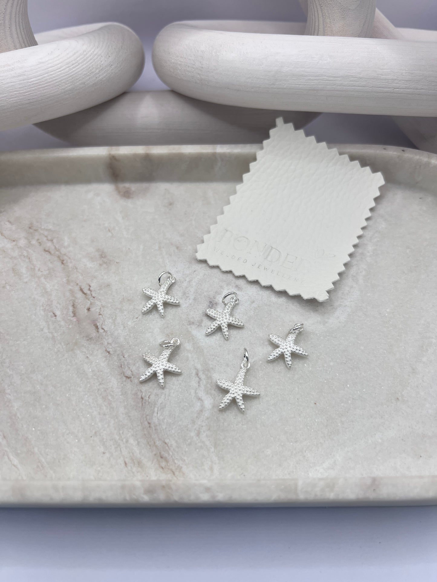 *NEW* Sterling Silver Starfish Charm (larger size)