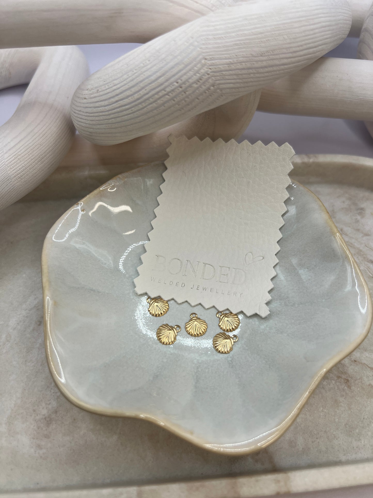 Gold Filled Seashell Charm