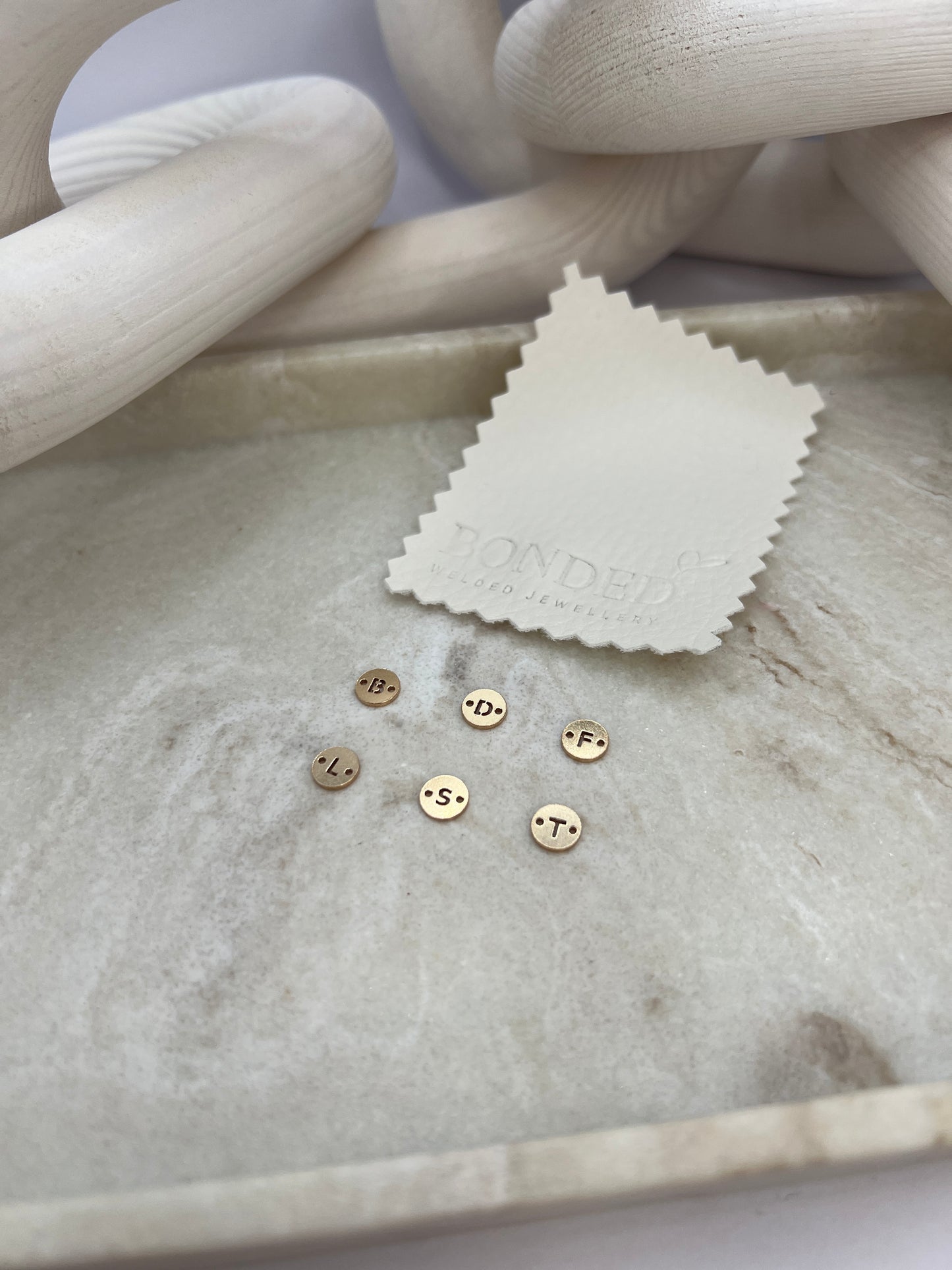 Gold Filled Initial Disc Connector