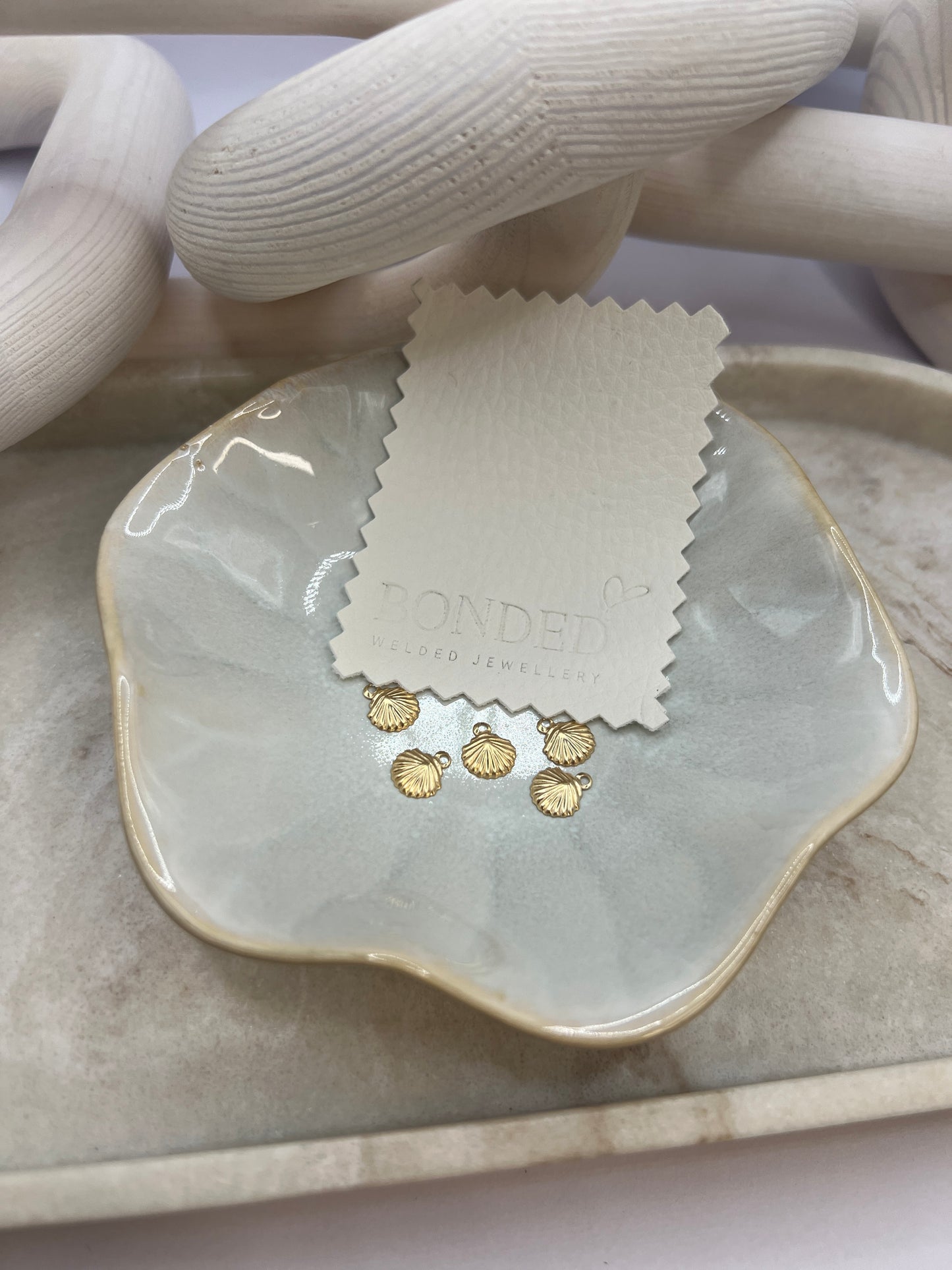 Gold Filled Seashell Charm