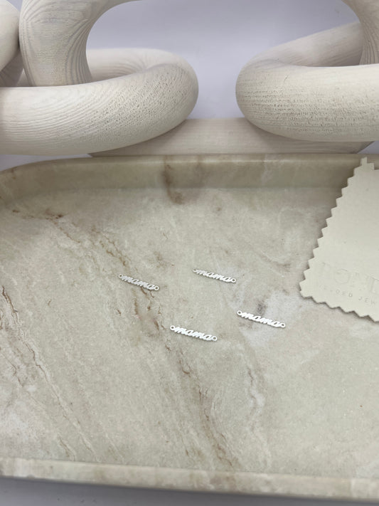 Sterling Silver Mamma Connector
