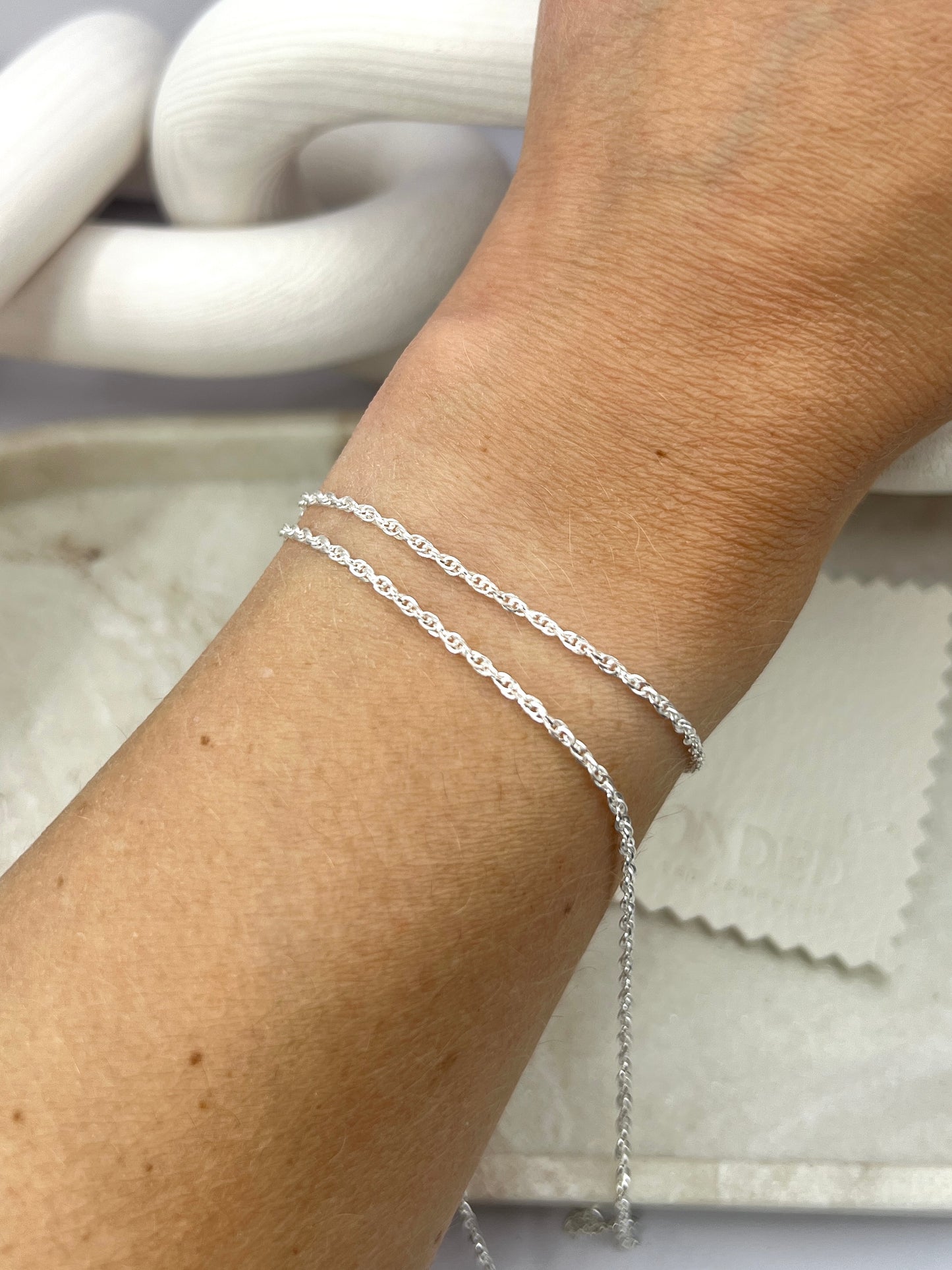*NEW* Sterling Silver 1.8mm Rope Chain