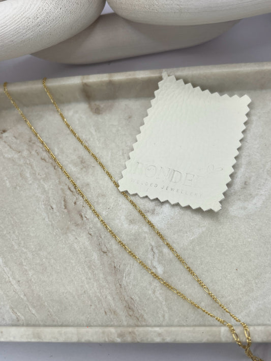 *NEW* Gold Filled Figaro Chain (Small)
