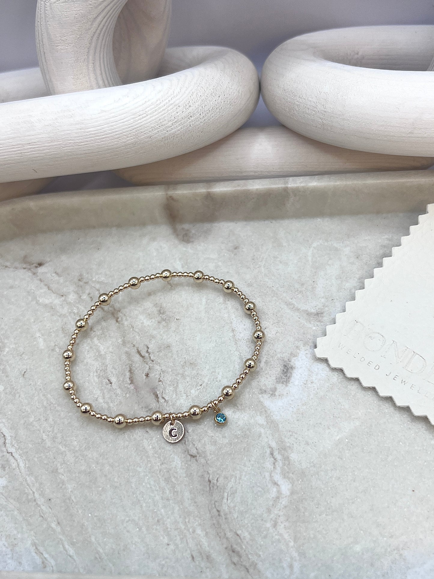 *NEW DESIGN* 14k Gold Filled Beaded Bracelet