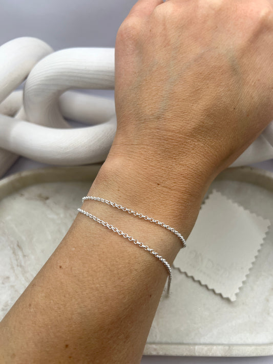 *NEW* Sterling Silver 1.5mm Rolo Chain