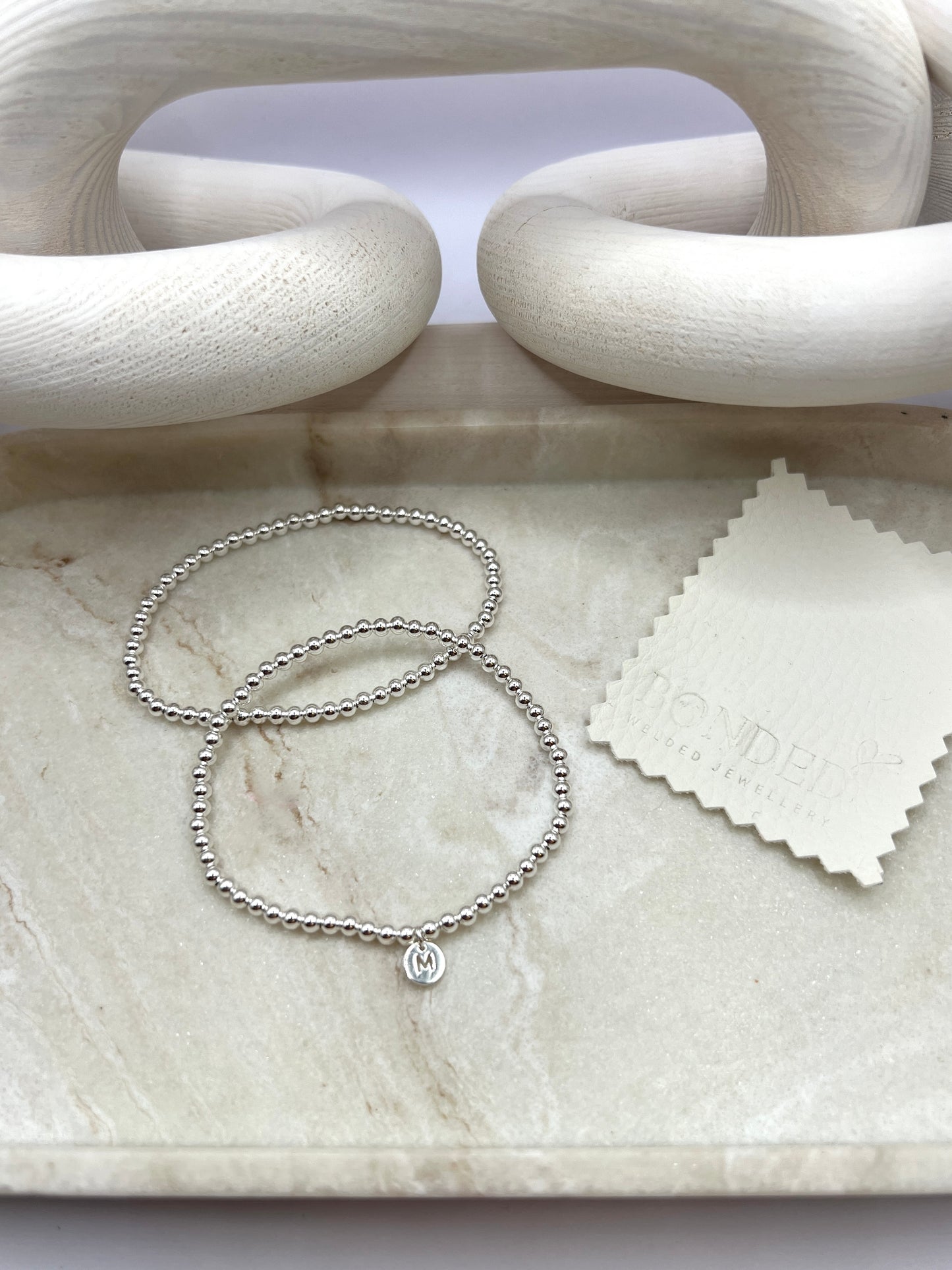 *NEW* Sterling Silver Initial Disc Charm