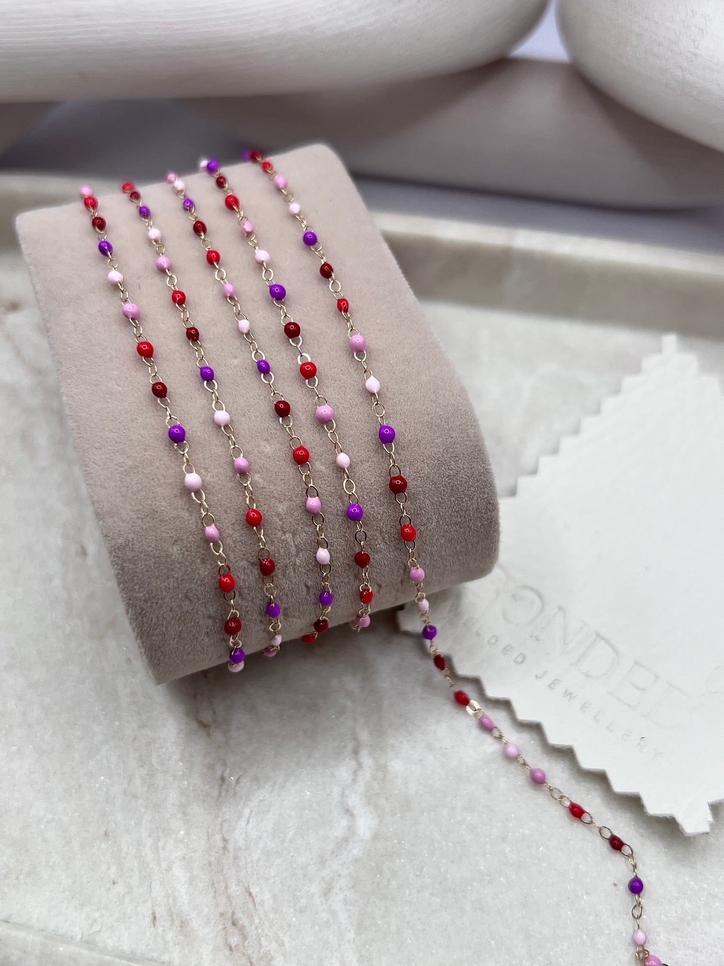 Gold Filled Cherry Blossom Chain