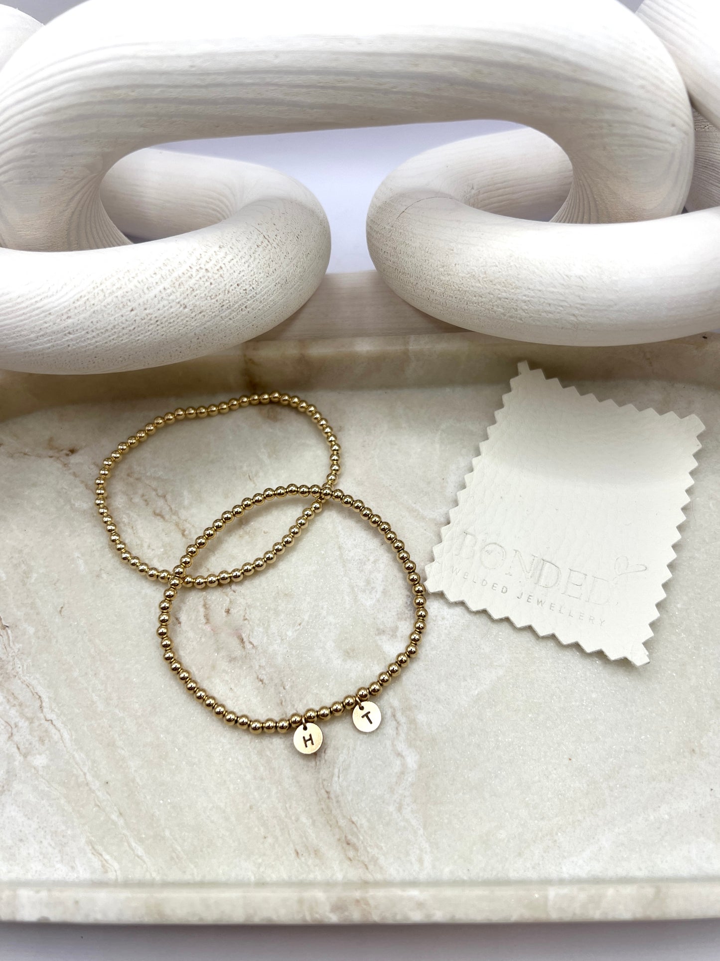 14k Gold Filled Beaded Bracelet