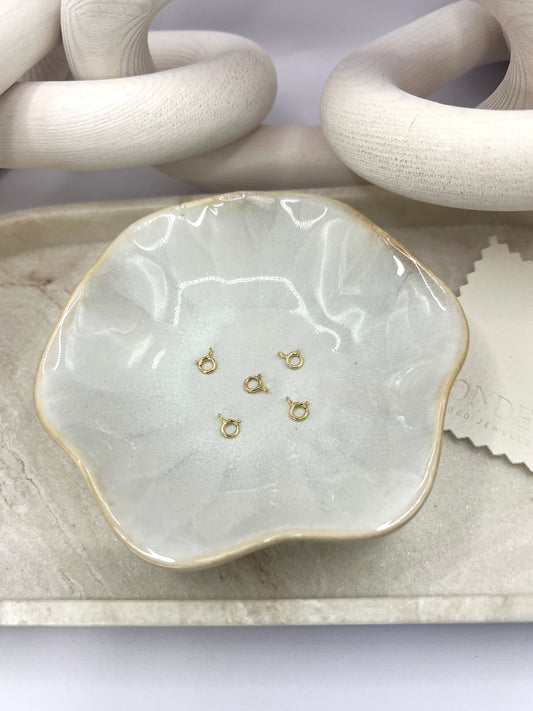 5mm Gold Filled Spring Ring Clasps