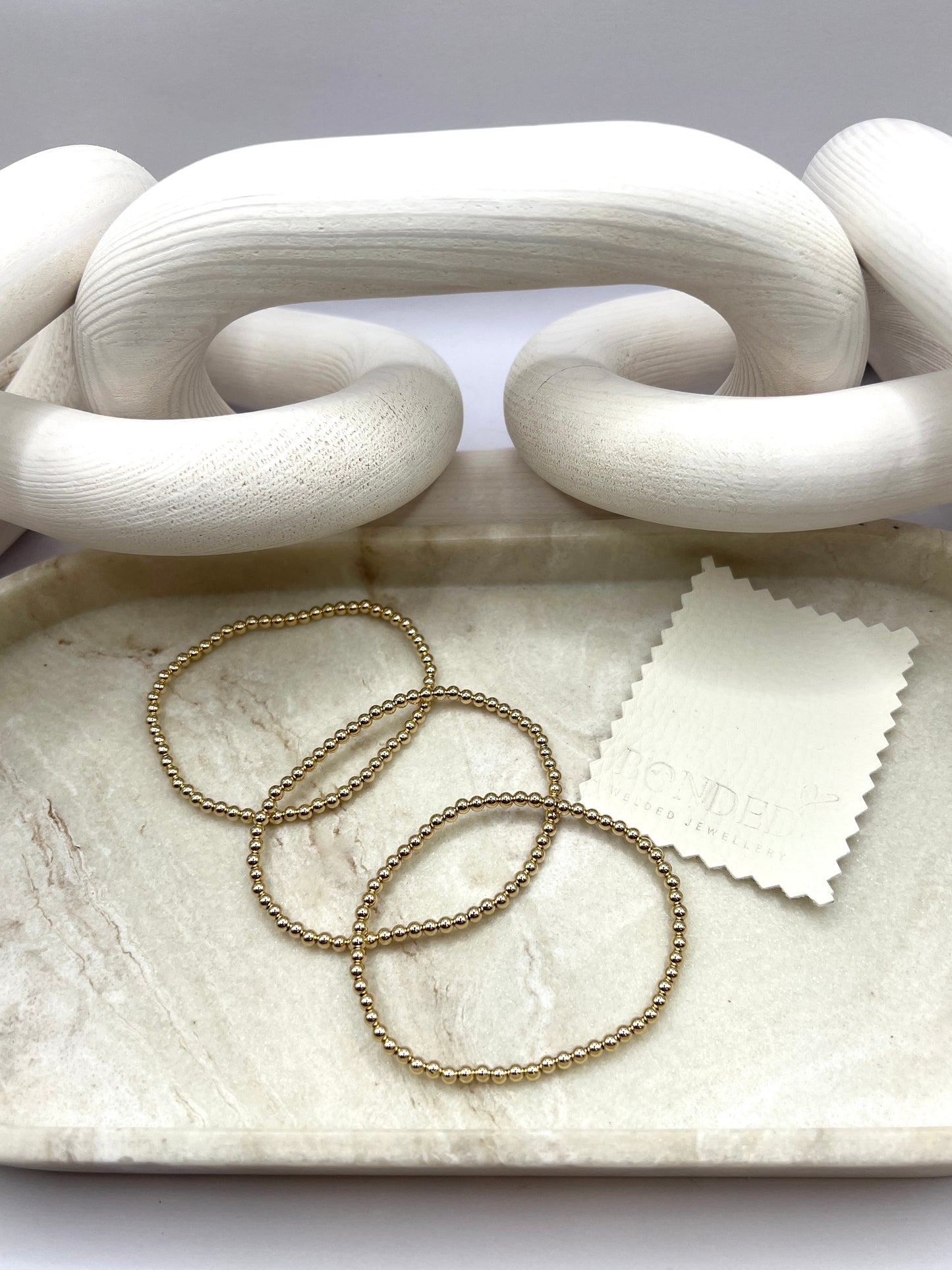 14k Gold Filled Beaded Bracelet